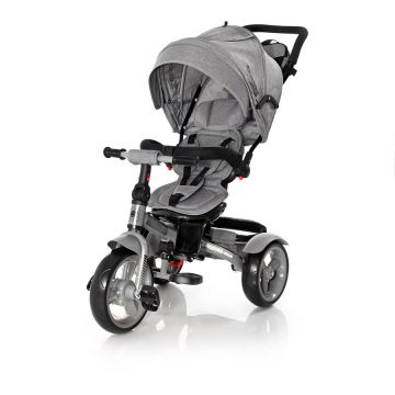 Tricicleta pentru copii 10050332102 NEO EVA Wheels 0-20kg Grey Luxe