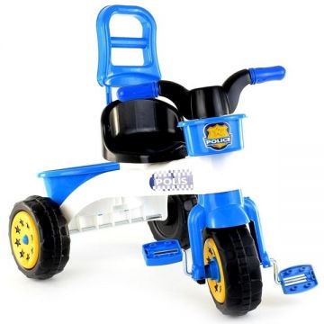 Tricicleta pentru copii Guclu Toys Police cu claxon