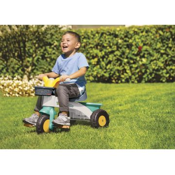 Tricicleta pentru copii Dolu My 1st trike cu pedale, claxon si cosulet pentru accesorii de la varsta de 2 ani si pana la 30 kg