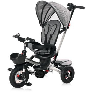 Tricicleta pentru Copii Zippy Air Control Parental 12-36 luni Graphite