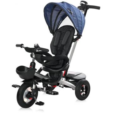 Tricicleta pentru Copii Zippy Air Control Parental 12-36 luni Sapphire