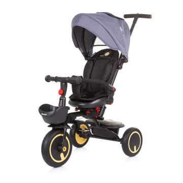 Tricicleta pliabila cu scaun reversibil 360 Chipolino Quick Fold 2023 Graphite Tricicleta pliabila cu scaun reversibil 360 Chipolino Quick Fold 2023 Graphite
