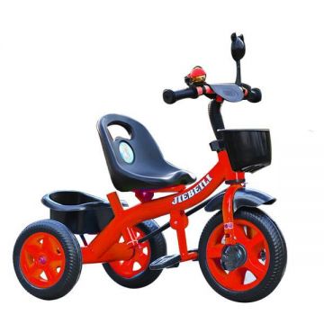 Tricicleta rosie cu pedale pentru copii 2-5 ani