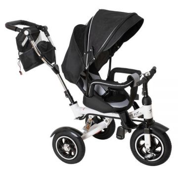 Tricicleta si Carucior pentru copii Premium TRIKE FIX V3 culoare Neagra