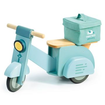 Scuter pentru livrare, din lemn premium, Tender Leaf Toys