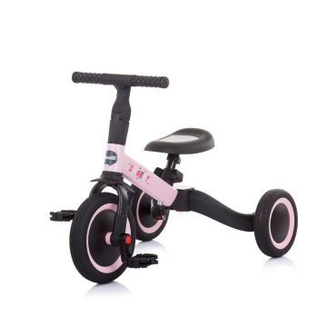 Tricicleta 2 in 1 Chipolino Smarty Roz