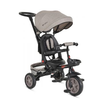 Tricicleta cu parasolar si scaun rotativ Byox Explore 360 Bej