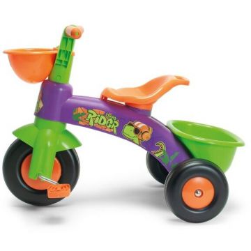 Tricicleta cu Pedale pentru Copii Dino Rider Inspirata din Desenele cu Dinozauri 1-3 Ani