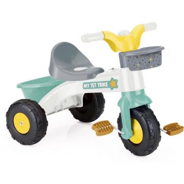 Tricicleta cu pedale si cos, Dolu, My First Trike, Pastel