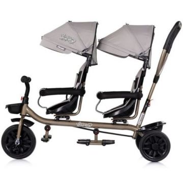 Tricicleta gemeni Chipolino Hip Hop latte