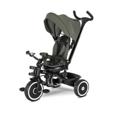 Tricicleta, Lorelli Tino, sezut rotativ 360 grade, scaun rabatabil, control parental, Green