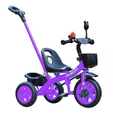 Tricicleta mov cu pedale pentru copii 2-5 ani