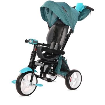 Tricicleta Multifunctionala 4in1 Enduro Scaun Rotativ 1-3 Ani Max 20KG Green Luxe