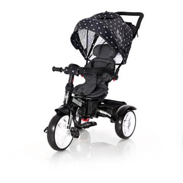 Tricicleta Multifunctionala 4in1 Neo 1-3 Ani Max 20KG Black Crowns