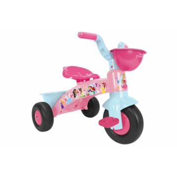 Tricicleta pentru copii, Disney Princess, varsta 1-3 ani, cos transport pe ghidon, greutate maxima admisa 25 kg