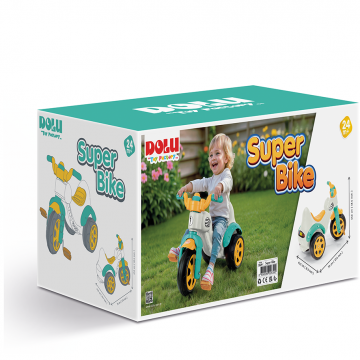Tricicleta pentru copii Dolu Super bike Pastel