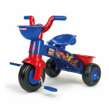Tricicleta pentru copii Injusa Transformers, cu pedale, 62x42x46 cm, greutate admisa 25 kg, 1-3 ani