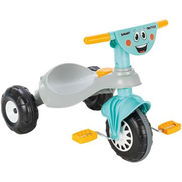 Tricicleta pentru copii Pilsan Smart Grey cu sistem de blocare a rotilor, claxon, greutate admisa 35 kg Tricicleta pentru copii Pilsan Smart Grey cu sistem de blocare a rotilor, claxon, greutate admisa 35 kg
