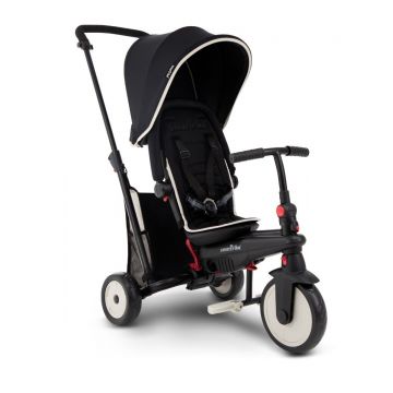 Tricicleta pliabila 6 in 1, Smart Trike, Black and Cream Pipping