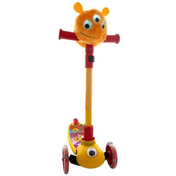 Trotineta cu 3 roti si animalut de plus K3YRIDERS Monster Eyes Sunny