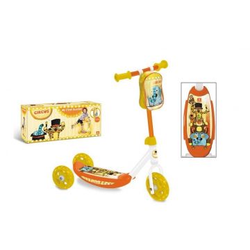 Trotineta cu 3 roti unisex peste 2 ani Mondo Circus portocaliu