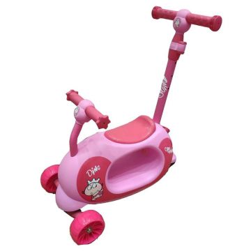 Trotineta multifunctionala fetite 4 in 1 Ocie Juan Roz